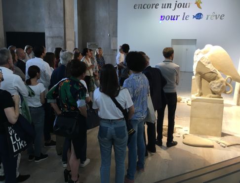 Visite des Amis au Palais de Tokyo
